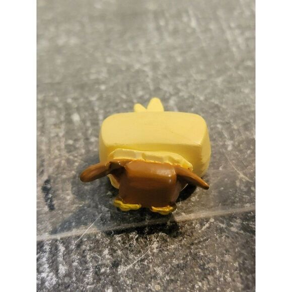 Miniature brown tan owl baby bird toy figure - Picture 3 of 3